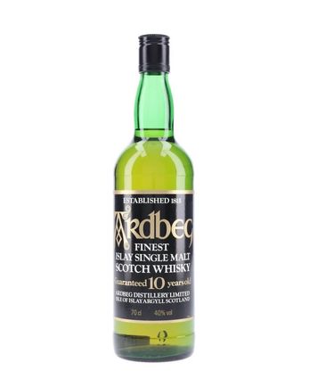 Ardbeg 10 jaar oud Bottled 1990's