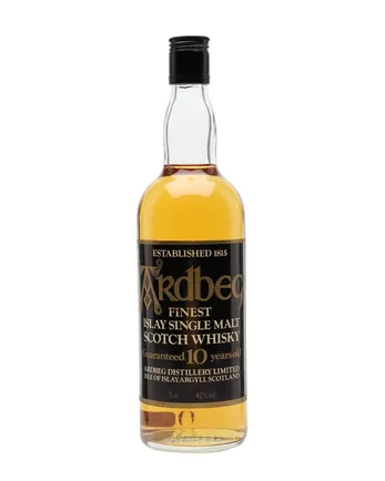 Ardbeg 10 jaar oud Bottled 1980's
