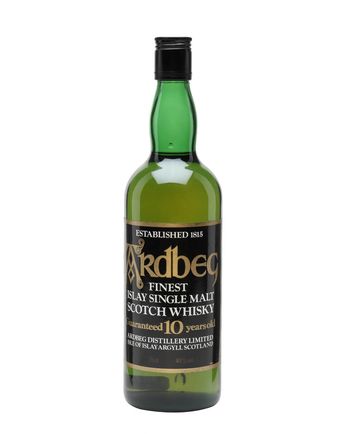 Ardbeg 10 jaar oud Bottled 1980's 75cl