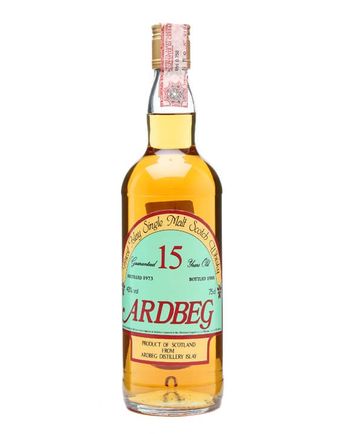 Ardbeg 1973 15 jaar oud Clear Glass Screwcap Sestante