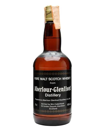 Aberlour Glenlivet 18 jaar oud Bottled 1980s Cadenhead's