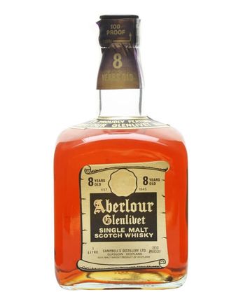 Aberlour Glenlivet 8 jaar oud Bottled 1980s