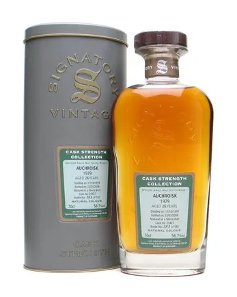 Auchroisk 1979 26 jaar oud Sherry Cask Signatory Cask Strength Collection