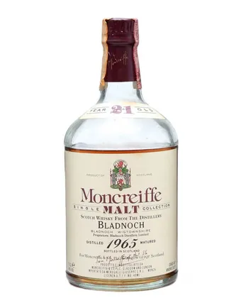 Bladnoch 1965 21 jaar oud Moncrieffe
