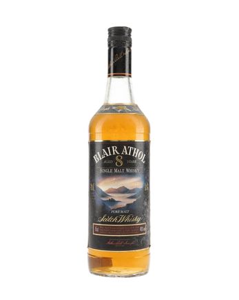 Blair Athol 8 jaar oud Bottled 1980's Black Label with Sunset