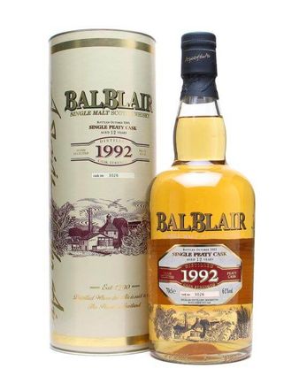Balblair 1992 12 jaar oud Peaty Cask