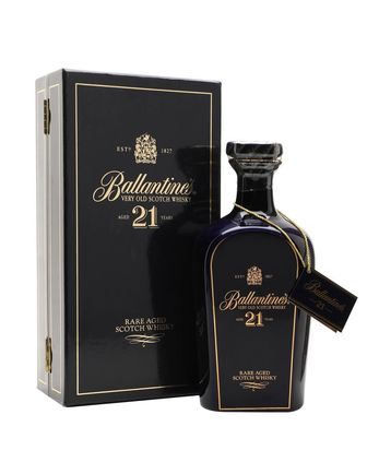 Ballantine's 21 jaar oud Blue Ceramic Decanter