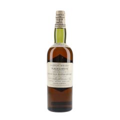 Black & White / Bottled 1939 / Late King George V