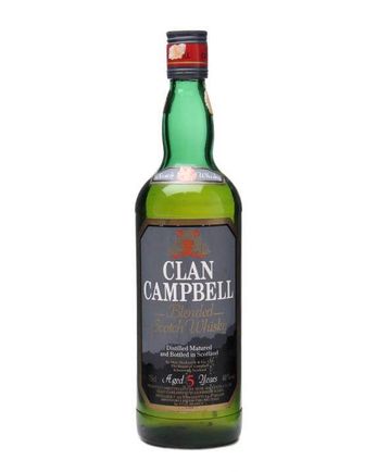 Clan Campbell 5 jaar oud Bottled 1980s