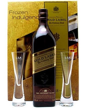 Johnnie Walker 18 jaar oud Gold Label Gift Pack