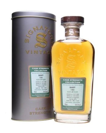 Banff 1980 28 jaar oud Signatory Cask Strength Collection
