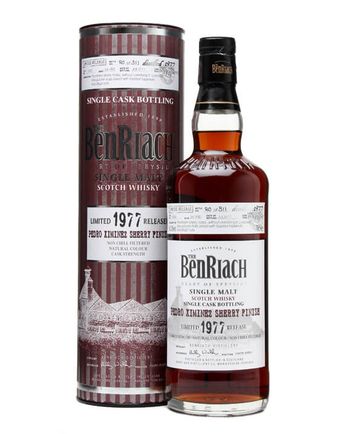 Benriach 1977 34 jaar oud Pedro Ximinez Sherry Finish