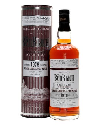 Benriach 1978 32 jaar oud Virgin Oak Finish