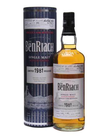 Benriach 1981 28 jaar oud Bourbon Barrel #2589
