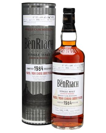 Benriach 1984 27 jaar oud Peated PX Sherry Cask #1052