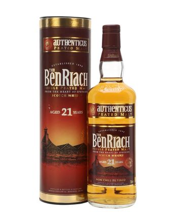 Benriach 21 jaar oud Authenticus Peated Malt