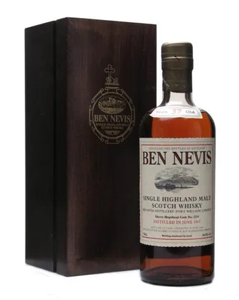 Ben Nevis 1967 37 jaar oud Sherry Hogshead #2219