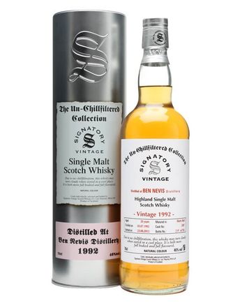 Ben Nevis 1992 20 jaar oud Sherry Butt #2307 Signatory Un-Chillfiltered Collection