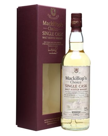 Bowmore 1992 9 jaar oud Cask #4192 Mackillop's Choice