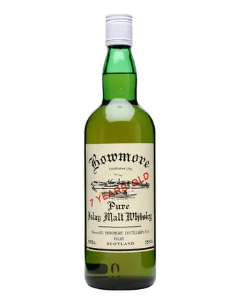 Bowmore 7 jaar oud Bottled 1970s