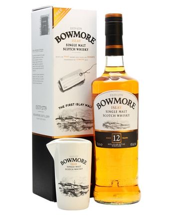 Bowmore 12 jaar oud With Free Water Jug