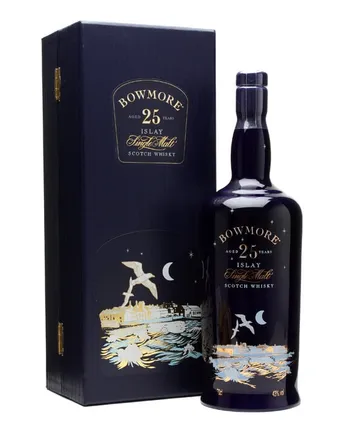 Bowmore 25 jaar oud Bottled 1990s
