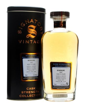 Bowmore 1997 16 jaar oud Cask #1913 Signatory Cask Strength Collection