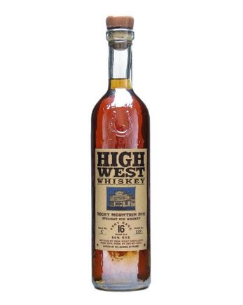 High West Rocky Mountain Rye 16 jaar oud