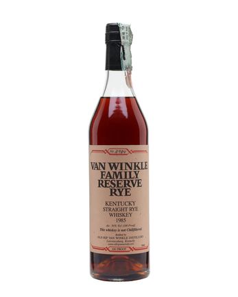 Van Winkle Old Rip 1985