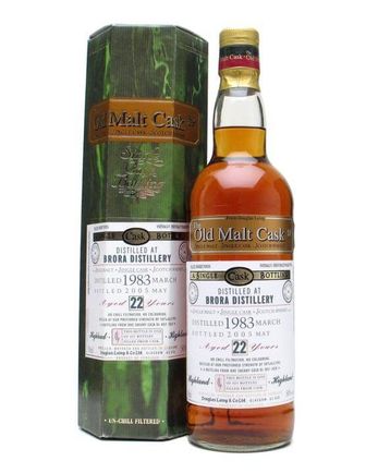 Brora 1983 22 jaar oud Sherry Cask Cask # 1836 Douglas Laing Old Malt Cask