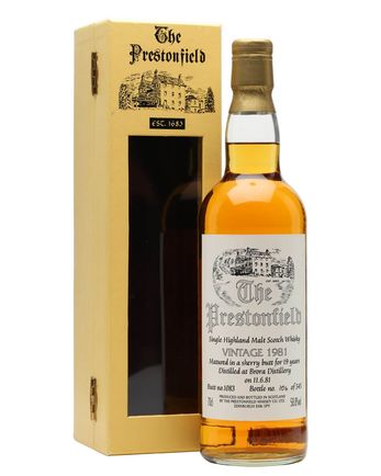 Brora 1981 19 jaar oud Sherry Signatory