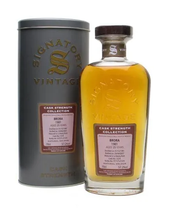 Brora 1981 25 jaar oud Sherry Cask Signatory