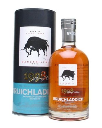 Bruichladdich 1998 10 jaar oud Sherry Manzanilla