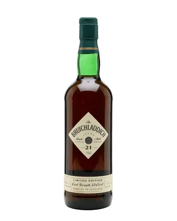 Bruichladdich 21 jaar oud Cask Strength Bottled 1990s