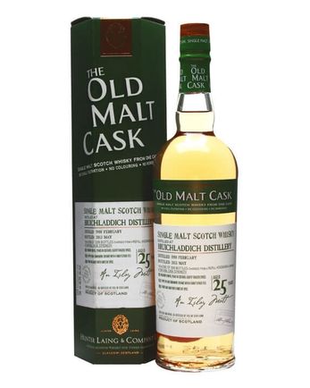 Bruichladdich 1988 25 jaar oud Cask #9810 Old Malt Cask Hunter Laing