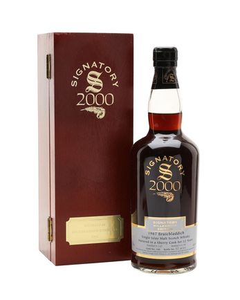 Bruichladdich 1967 32 jaar oud Sherry Cask Signatory Wooden Box