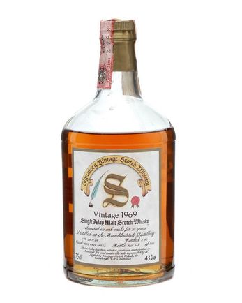 Bruichladdich 1969 20 jaar oud Casks #4928 4932 Signatory