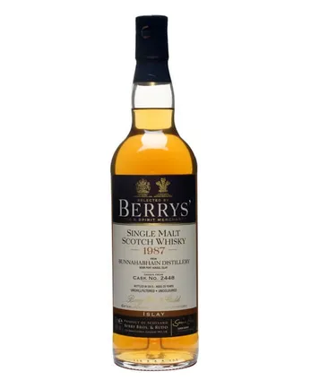 Bunnahabhain 1987 25 jaar oud Cask #2448 Berry Bros