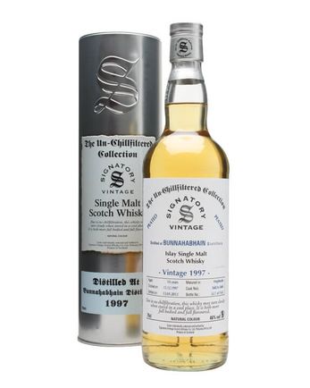 Bunnahabhain 1997 14 jaar oud Peated Cask #5682 3 4 Signatory Un-Chillfiltered Collection
