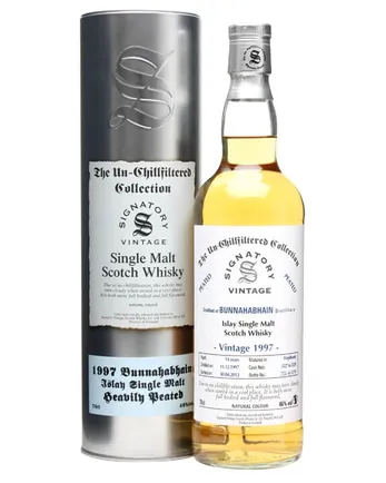 Bunnahabhain 1997 14 jaar oud Cask #5527-5529 Signatory Un-Chillfiltered Collection