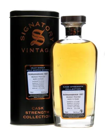 Bunnahabhain 1997 13 jaar oud Heavily Peated Signatory Cask Strength Collection