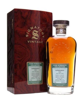 Caperdonich 1970 38 jaar oud Rare Reserve Signatory Cask Strength Collection