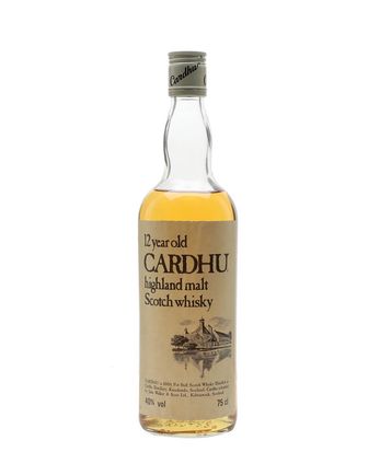 Cardhu 12 jaar oud 1980s Cream Label