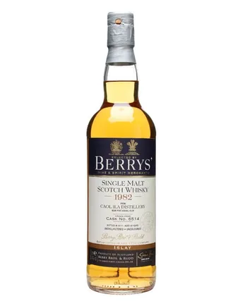 Caol Ila 1982 28 jaar oud Cask #6514 Berry Bros & Rudd