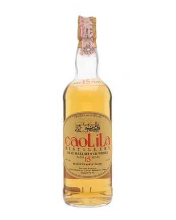 Caol ila 15 jaar oud Bottled 1980's