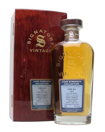 Caol Ila 1974 32 jaar oud Signatory Cask Strength Collection