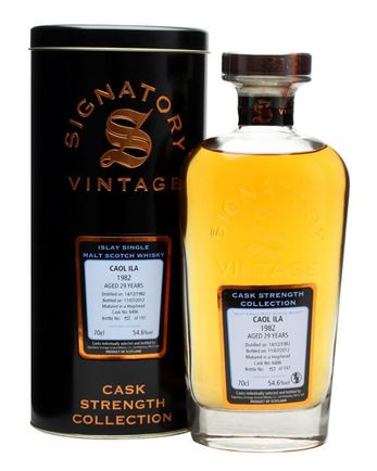 Caol Ila 1982 29 jaar oud Cask #6486 Signatory Cask Strength Collection