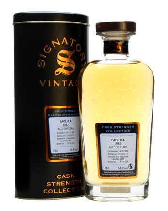 Caol Ila 1982 30 jaar oud Cask #6492 Signatory Cask Strength Collection