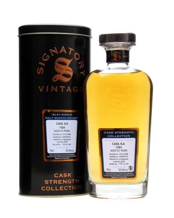 Caol Ila 1984 25 jaar oud Cask #6256 Signatory Cask Strength Collection