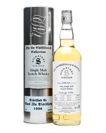 Caol Ila 1996 16 jaar oud Cask #12563+72 Signatory Un-Chillfiltered Collection